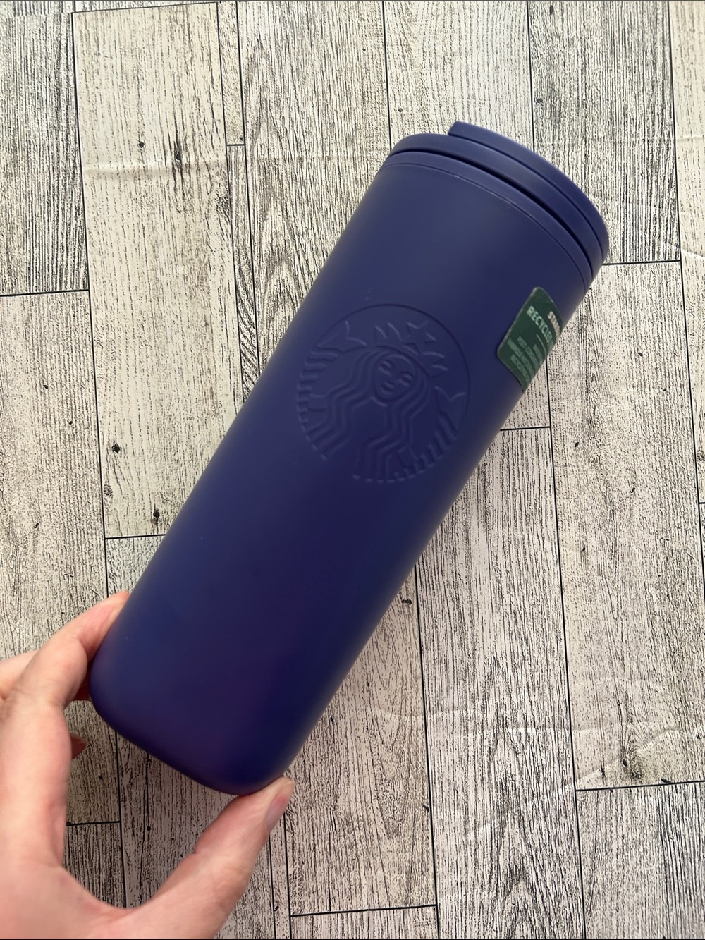 Starbucks Matte Deep Purple Recycled Travel Tumbler